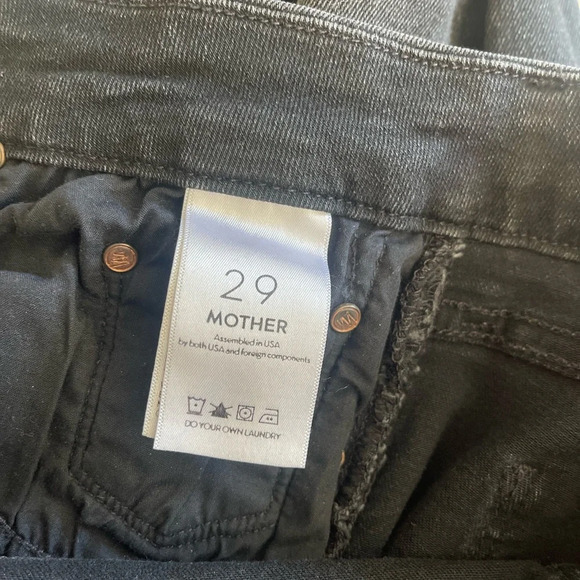 Mother Looker Ankle Fray Night Hawk High Waisted - Picture 6 of 10